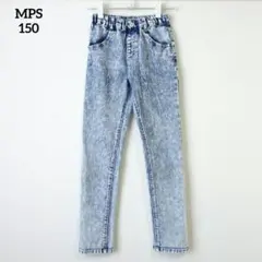 MPS／デニムスキニーパンツ・ケミカルウォッシュデニム／150cm