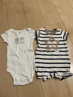 美品　ボディスーツ9m ロンパースセット50〜60