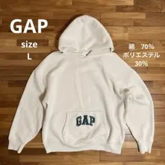 GAP ギャップ プルオーバー　パーカー　ホワイト　L