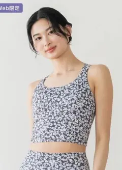 【SUKALA】ノスタルジックフラワークロスロゴブラトップLサイズ