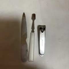 ネイルケア3点セット（爪切り、甘皮ケア、やすり）