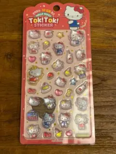 【正規品】　ハローキティ 韓国限定　サンリオ　ボンボンドロップシール　３D