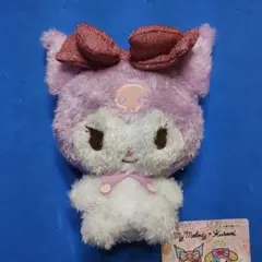 マイメロディ・クロミ　おめかしキラキラぬいぐるみ　ビッグリボン　クロミ　１個