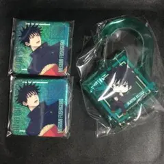 ぽ*こ様 呪術廻戦 渋谷事変 死滅回遊 アクリルカラビナ ホログラム缶バッジ 伏