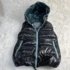 美品 DUVETICA フード付きダウンベスト 40 M〜L