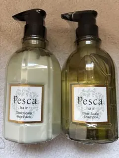 新品 500ml Pesca ペスカ クリアスカルプシャンプー＆ヘアパックセット