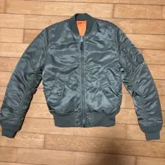 Alpha アルファ MA-1 スリムフィット Sサイズ セージグリーン