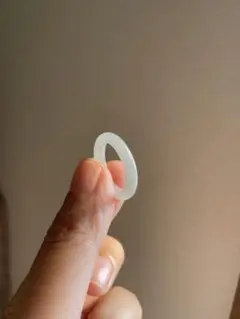 翡翠 くりぬきリング 17.6mm