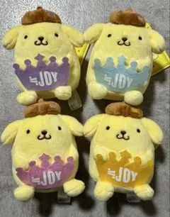 ④ ≒JOY×ポムポムプリン マスコット ぬいぐるみ 全種類セット