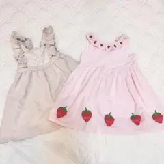 【おまけつき】Mini Boden いちごワンピース 3Yのサムネイル