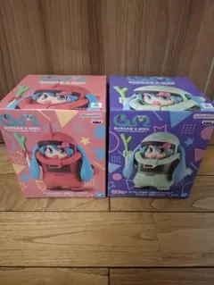 ガンダム45周年×初音ミク フィギュア ザクぐるみ シャアザクぐるみ