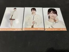 乃木坂46 筒井あやめ　ボアコート 生写真 3種コンプ