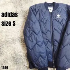 adidas アディダス 【美品】 中綿ジャケット ネイビー S 1396