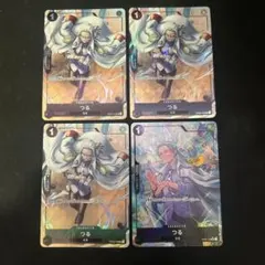 ワンピースカード つる パラレル 4枚