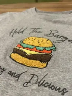SHIPS ハンバーガー刺繍 Tシャツ M