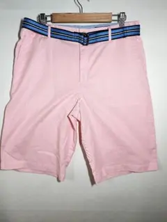 Polo Ralph Lauren ハーフパンツ ベルト付き ピンクのサムネイル