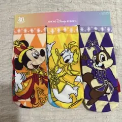 東京ディズニーリゾート キャラクターソックス 3足セット