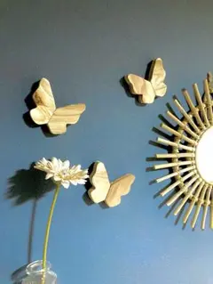 ちょうちょ　蝶々　バタフライ　butterfly 北欧　オーナメント　壁飾り