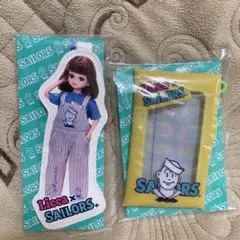 リカちゃんくじ セーラーズ ダイカットキーチェーン ミニクリアポーチ 2種セット