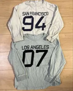 BREEZEブリーズ 長袖カットソー　ロンT 120㎝　２枚