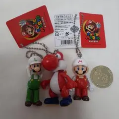 スーパーマリオブラザーズ　ムービー　フィギュア　キーホルダー　おまけのコイン付き