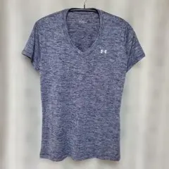 UNDER ARMOUR Vネック Tシャツ ネイビー SM