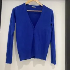 青色 Lサイズ カーディガン 春カーディガン