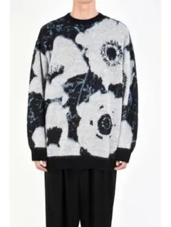 LAD MUSICIAN MOHAIR WJQ KNIT BIG ROSE - メルカリ