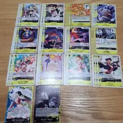 ワンピースカード　蒼海の七傑　黄デッキパーツ引退品　ノーマル以下4コン