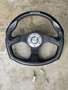 モモ X-AVION アビオン ステアリング 35.5パイ ホーンボタン付 希少