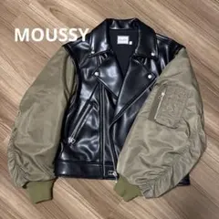 新品◉【MOUSSY】ドッキングライダースジャケット 2wayのサムネイル