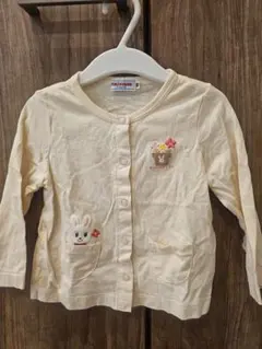 ミキハウス　カーディガン　ロングTシャツ　90㎝