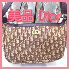 【美品】クリスチャンディオールDiorトロッター総柄 ショルダーバッグ正規品