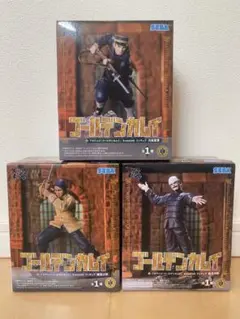 ゴールデンカムイ XrossLink フィギュア 鶴見中尉 鯉登少尉 月島軍曹