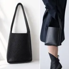 【定価約4万円】Aeta ブラックレザーバッグ