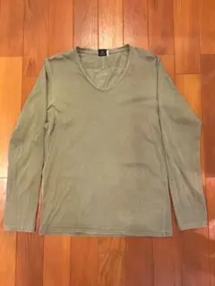 トップス カットソー beauty & youth カーキ色 Mサイズ