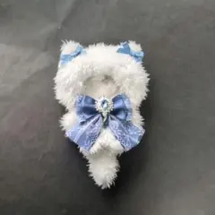 白　ホワイト　ねこ　ぬい服　着ぐるみ　10センチ　12センチ