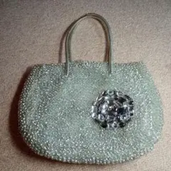 アンテプリマ風　ビーズデザインハンドバッグ