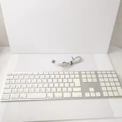 Apple　純正　有線キーボード　A1243　美品　アップル　Mac テンキー付