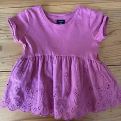 GAP ピンク 刺繍入り チュニック 12-18ヶ月