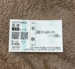 期限切れ単勝馬券】 スプリンターズS 2005 デュランダル ウマ娘 - メルカリ