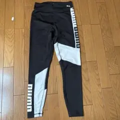 PUMA タイツ ブラック/ホワイト ASIA M