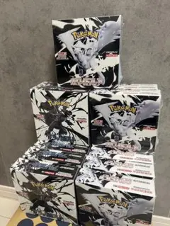 ポケモンカード シュリンク付き ブラックボルト7BOX ホワイトフレア8BOX