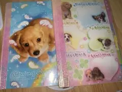 子犬　平成女児⭐︎メモ帳2冊　当時物
