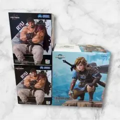 ゼルダの伝説 FIGURIZMα リンク　ストリートファイターちょこのせ　リュウ