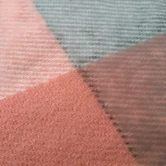 ライトピンク 大判チェックストール