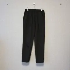 ［URBAN RESERCH DOORS］ブラックパンツ(S)/シンプル