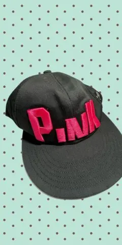 キャップ 帽子 ピンク ヒョウ柄 平成 y2k SWAG