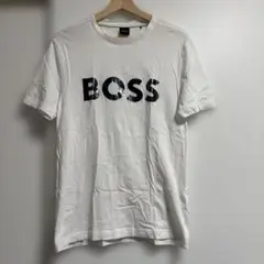 BOSS ホワイト ロゴ Tシャツ