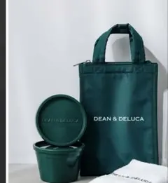 a*r様 DEAN&DELUCA　クーラーバッグとコンテナ2個セット　グリーン緑